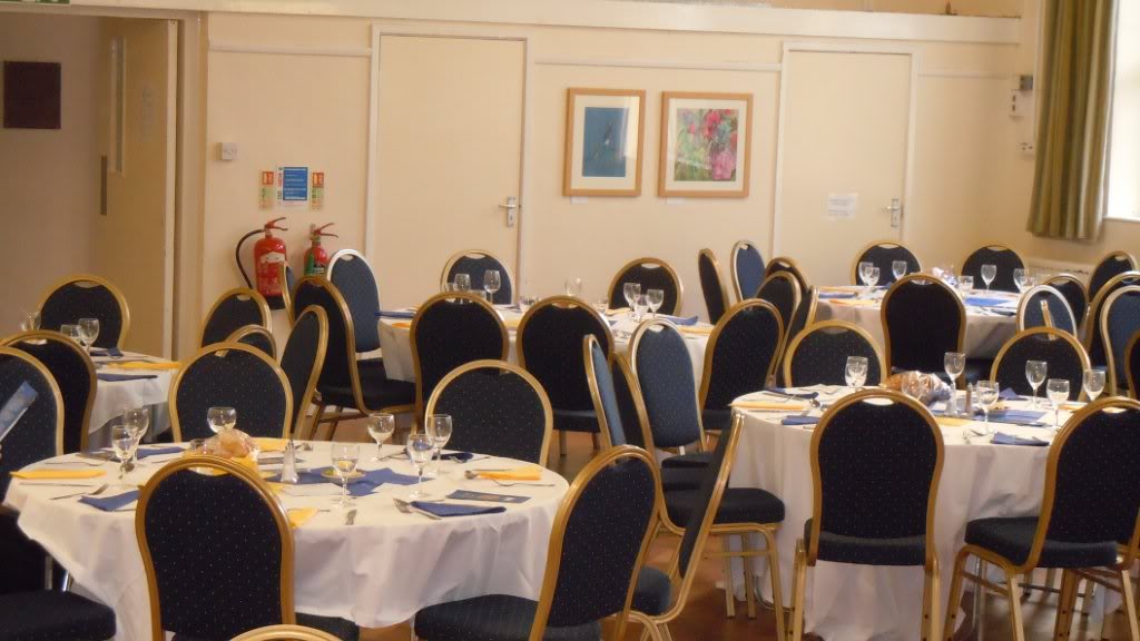 Main Hall set up for event